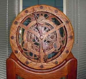 Free Wooden Gear Clock Plans