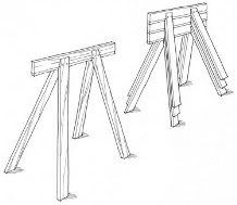 39 Free Sawhorse Plans in the Hunt for the Ultimate Sawhorse |