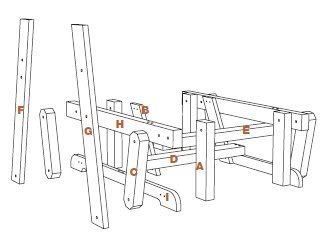 Woodwork Glider Rocker Bench Plans PDF Plans