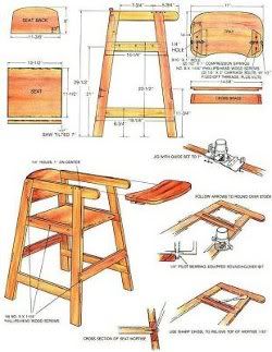 Wooden High Chair Plans