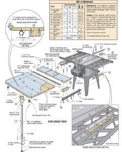 15 Free Table Saw Outfeed Plans: Mobile Tables, Folding ...