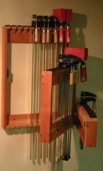 Clamp Storage Rack Plans