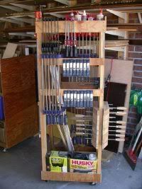 Wood Clamp Storage Rack