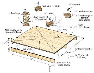 12 Free Miter Sleds, Jigs and Picture Frame Jig Plans for Your Table