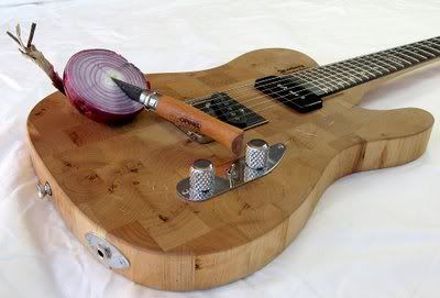 Butcher Block Guitar