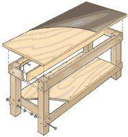Woodwork Workbench Plans Using 4x4 PDF Plans