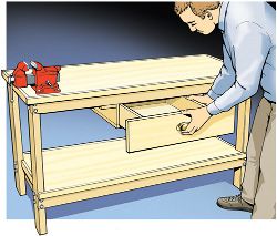 Free Easy Workbench Plans photos