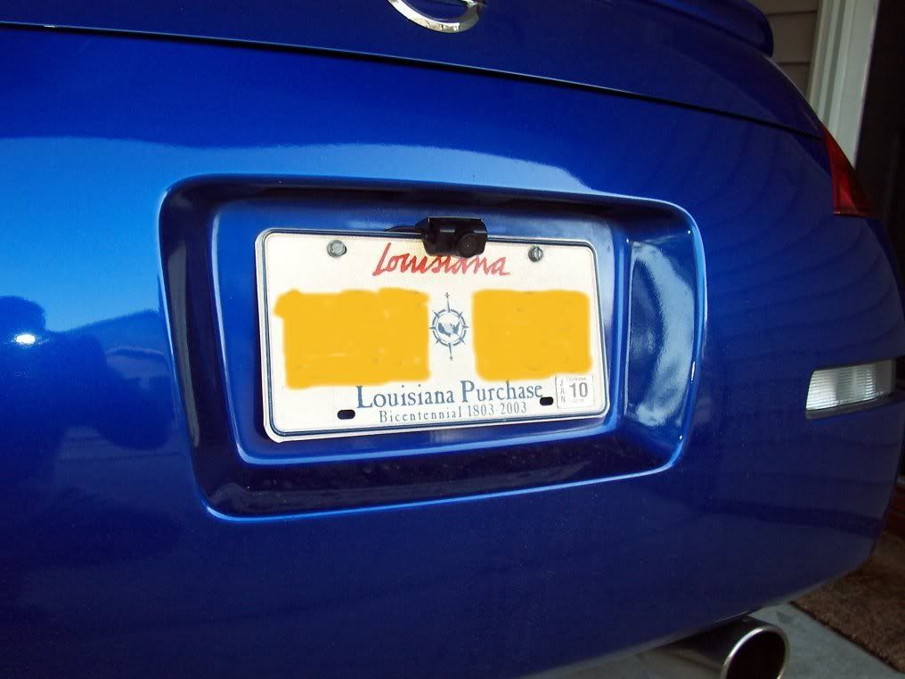 Backup camera installed - MY350Z.COM - Nissan 350Z and 370Z Forum