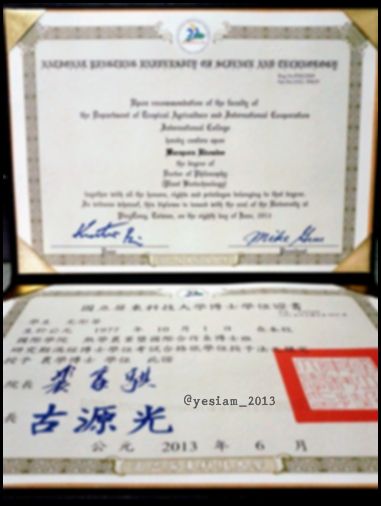 Finally I got my diploma