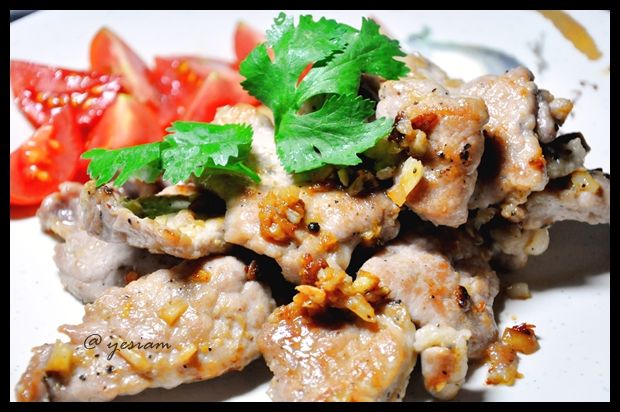Rainy weekend craving for Fried pork
