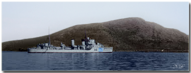 Vasilefs Georgios, 11 Sep. 1940, Gulf Geras - notice Greek flag painted on the sides