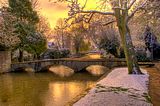 Bourton on the water - Winter