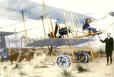 Farman biplane (1912, piloted by Kamperos, Athens Zoo)