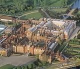 Hampton Court Palace aerial view