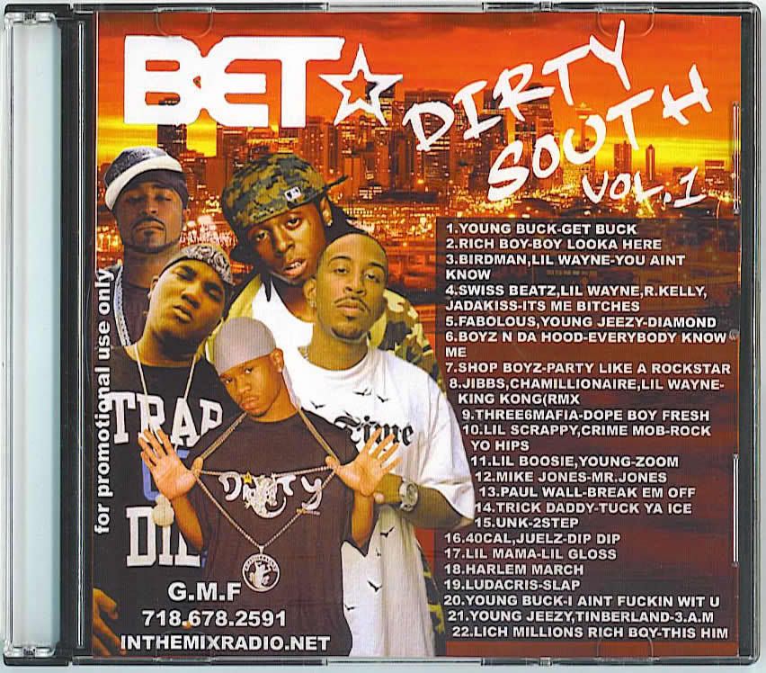 album r kelly remix city volume 1. BET- Dirty South Volume 1