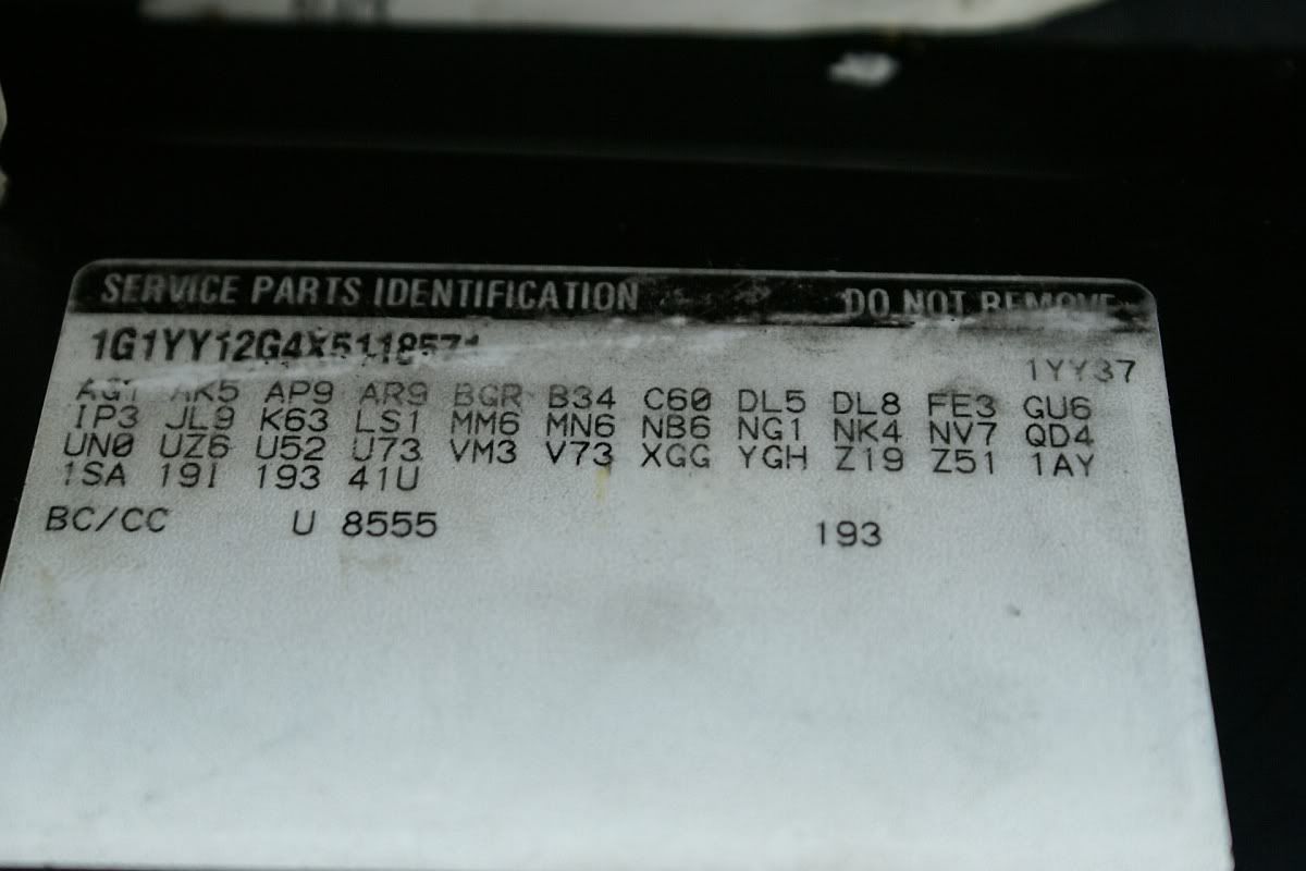 Tell me about Corvette Codes Z51/FE3 and Z19 Autocross package (because