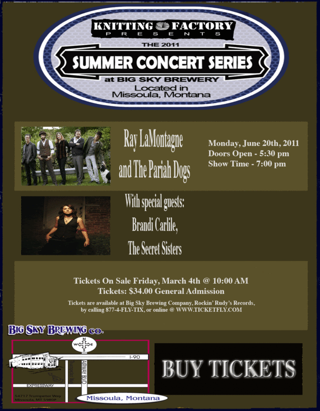 News from Big Sky Brewing Company