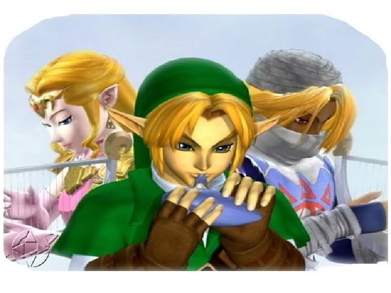 link wallpaper. Shiek Zelda and Link Wallpaper