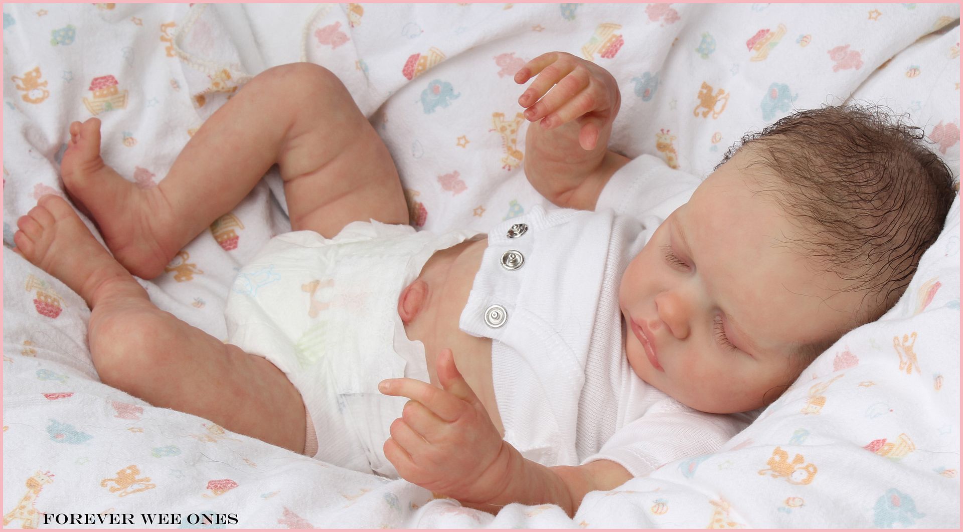 Forever Wee OnesReborn Baby Girl Newborn Skin tonesRealistic