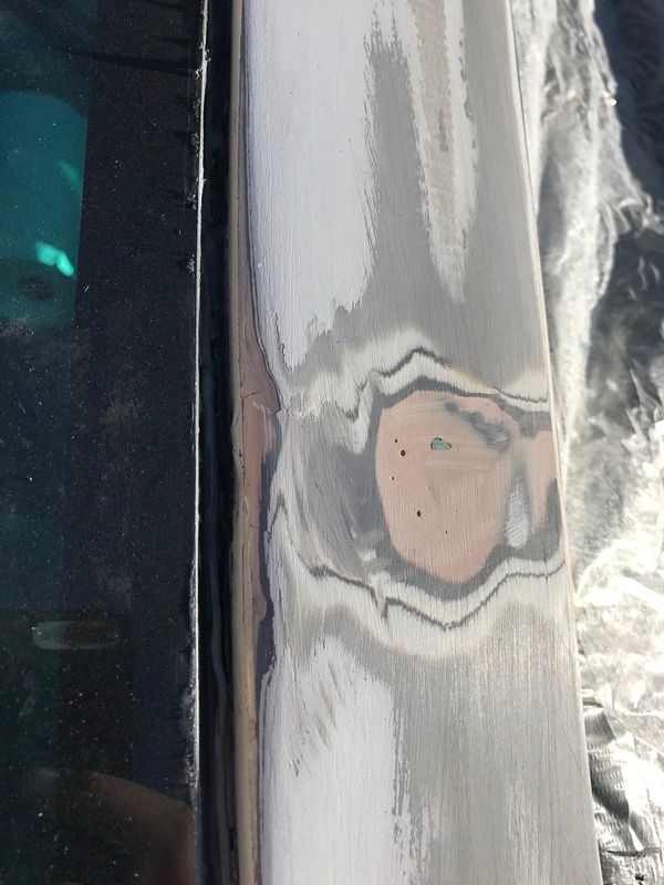 Epoxy over old paint, sanded steel, old bondo Southern Polyurethanes