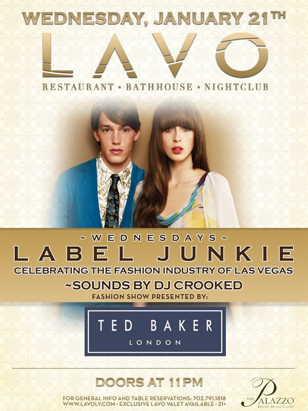 Ted Baker Fashion Show – Wednesday at LAVO Nightclub Las Vegas img