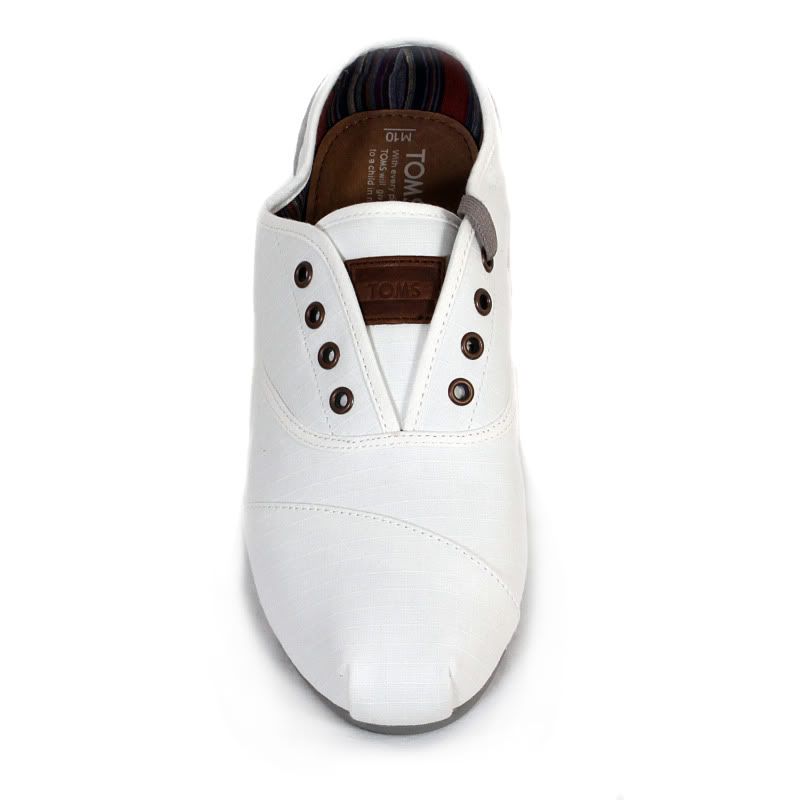 toms white cordones