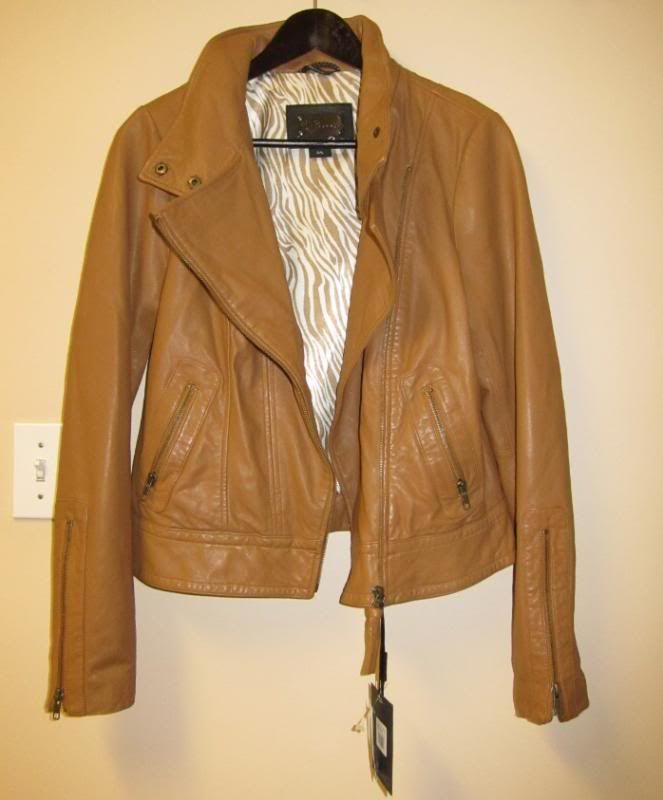 SOLD MACKAGE KENYA LEATHER JACKET LARGE Aritzia pinkcaviar