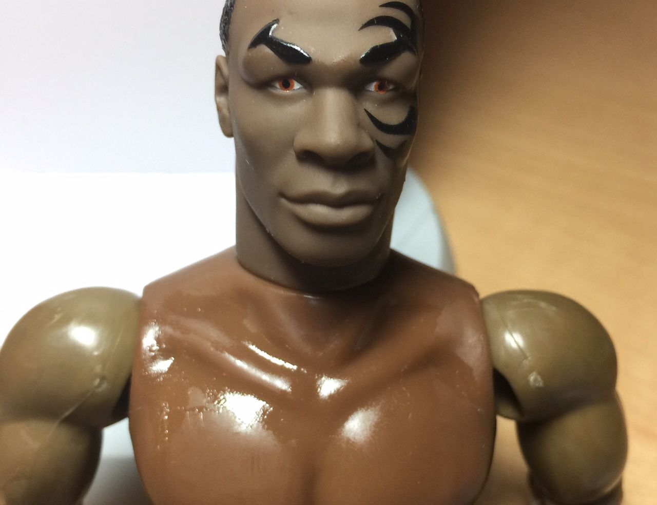 Mike Tyson figure melting?