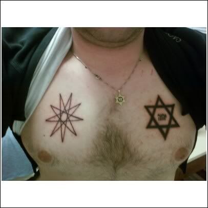 My Tattoos Star Of David(Right): The structure of the star,