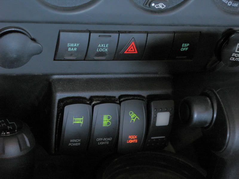 Jeep auxiliary light switches #2