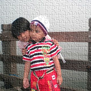 Membuat Foto jigsaw puzzle efek