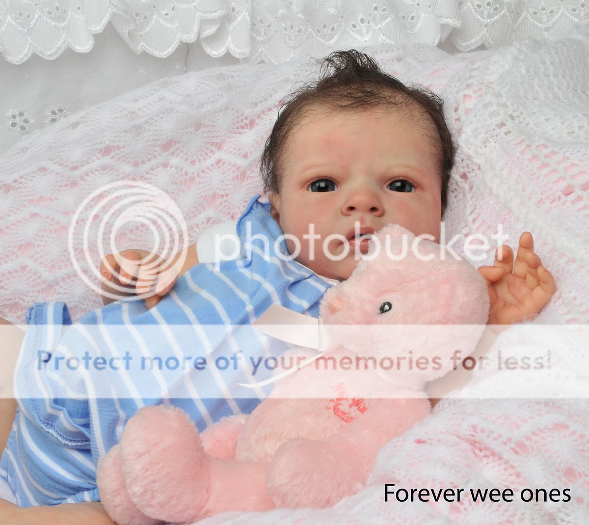 Forever Wee Ones~ Beautiful Reborn baby ~ mottled complexion~fake baby ...