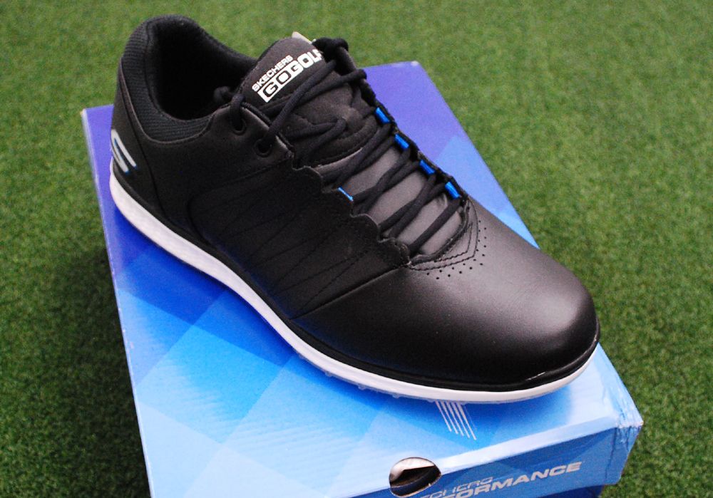 black and blue skechers