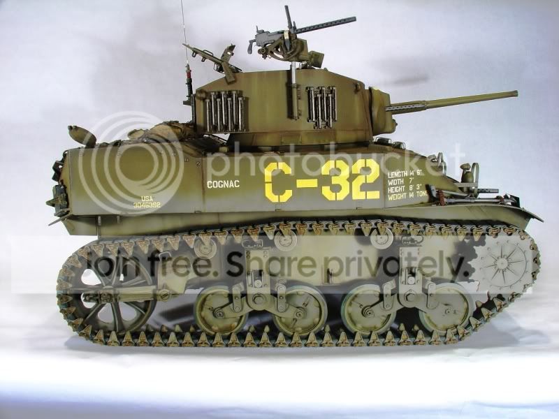 1/6 scale M5A1 Stuart - Armor - IPMS/USA Forums