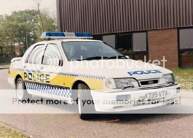 Ford sierra cosworth police car #4