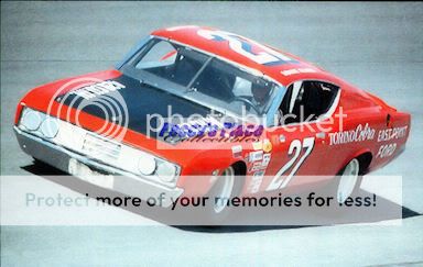 VINTAGE NASCAR DONNIE ALLISON 1969 FORD TORINO COBRA RED CAR 27  